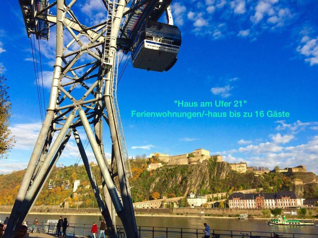 Haus Am Ufer Mit Rheinpanoramablick Koblenz (Rhineland-Palatinate) Exterior foto